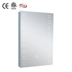 Frameless Custom Decorative Wall Mount Shower Wash Basin Bath Bathroom LED Mirror