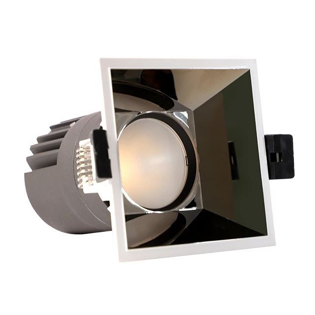 Fredlighting smart anti glare 10w square led cob dimmable downlight