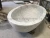 Import Freestanding Stone Carrara White Marble Ellipse Bathtub for Bathroom from China