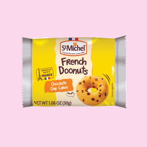 French Doonuts Chocolate Chip Cake 1-count, 30 grams, 50 packs / case