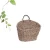 Import fresh style custom different size and shape hanging wall planter plant pot seagrass rattan woven basket from China