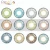 Import Freshgo Wholesale 3 Tone Colored Contacts Tri Color Contact Lens Yearly Usage Color Contact Lenses from China
