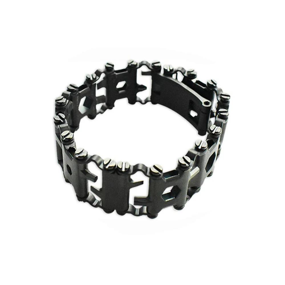 Friendly Wearable Stainless Steel Survival Bracelet for Sailing Travel Camping Hiking