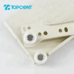 Full extension side mounted metal box roller drawer slides