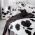 Import Full size comforter sets Black and white cow pattern duvet cover set from China