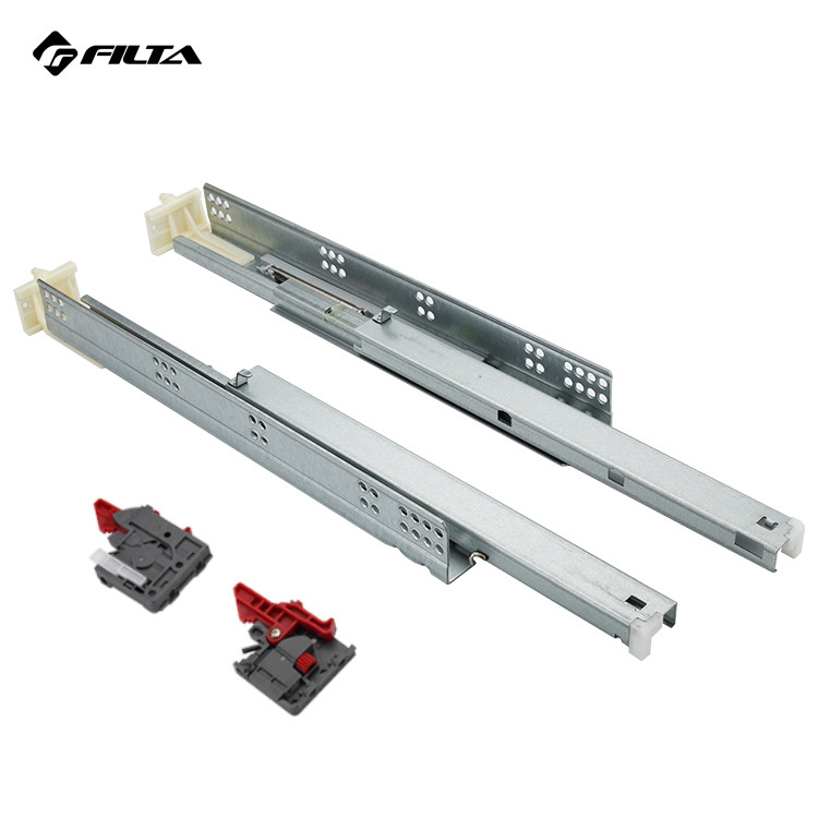 Buy Furniture Hardware Bidirectional Undermount Kitchen Drawer Slide ...