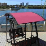 Garden outdoor patio double swings chair with canopy for adults