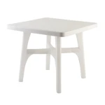 garden plastic outdoor furniture set PP square table and stackable chair