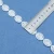 Import Garment accessories factory wholesale water-soluble 100% polyester embroidery white lace wedding dress trimming from China