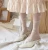 Import Gentle And Beautiful Rose Jacquard Women Knee High Transparent Breathable Silk Stocking Socks from China