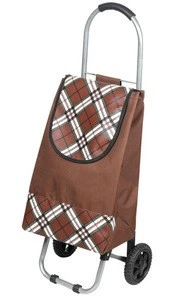 Gift folding grocery shopping carts/Promotional Rolling Folding Shopping Cart /Supermarket foldable shopping handle trolleys