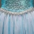 Import Girls Blue Princess Costume Long Sleeve Fancy Birthday Party Dress Up Lace and Flowers Sewed Queen Dress from China