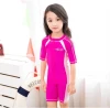 Girls  Long sleeves  swimsuit diving suit sun protection clothing
