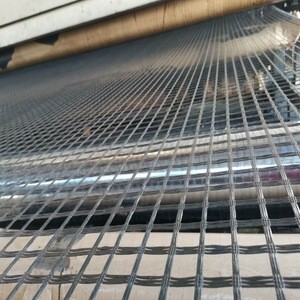 Glass geogrids mesh size 30x30 mm