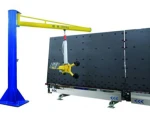Glass Jib Crane  for dgu solution
