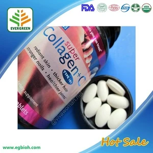 GMP certificated High EPA fish collagen tablet/Fish Collagen Chewable Tablet /Marine collagen 90% Tablet