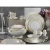 Import gold embossment tableware wholesale cheap bone china ware  dinnerware dinner set tableware dinner service from China