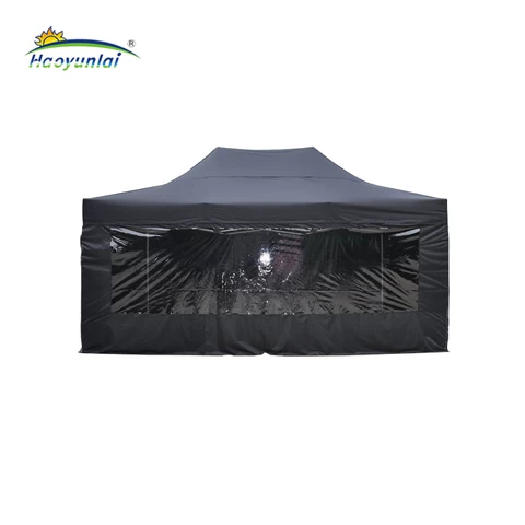 Goodluck custom outdoor aluminum 600D oxford sun shade 3x6 pop up gazebo canopy event folding tent