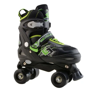 GOSOME Amazon best seller hot selling adjustable 4 flashing PU wheels roller inlineskatesshoes for kids