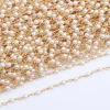 GUFEATHER C47 jewelry accessories diy bead chain 18k gold plated jewelry making diy chain necklace women&#39;s necklace 1m/bag
