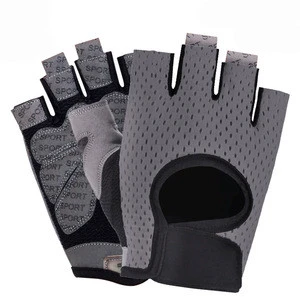 Hampool Customized Sport Weight Lifting Half-finger Handhand Fitness Gym Gloves