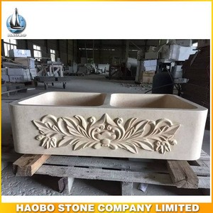 Hand Carved Marble Stone Kitchen Vanity Sink Wholesale
