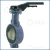 Import Handle Wafer type Ductile Iron Butterfly Valve from China