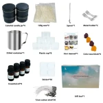 handmade scented candle soy wax candle making kit diy candle making kit