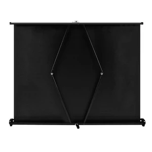 HD Projection Screen Pull Up Folding Projecting Screen Ratio 4:3 Portable Projection Screen for DLP Projector Handheld Projector