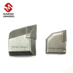 HDD reamer weld on carbide teeth  welding shark teeth for hdd reamer back reamer