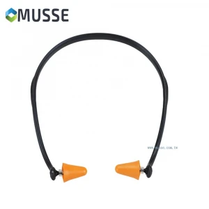 Headband PU foam earplugs for hearing protection banded