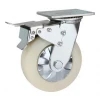 Heavy Duty 8 Inch Braked Caster Wheel For Hotel Maid Cleaning Trolley