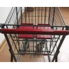 Heavy Duty Collapsible 4 Wheels Foldable Supermarket Grocery Shopping Cart American Shopping Trolley C