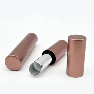 Height 82mm Low Price Custom Luxury Aluminium Plastic Sustainable Lipstick Tube With Logo container
