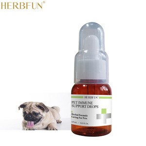 HERBFUN Pet Immune Support Supplement for Dogs &amp; Cats -25ml