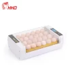 HHD Egg Incubator, 24 Eggs Fully Automatic Poultry Hatcher Machine with Auto Turning Temperature Control Water Retention