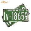 Hide Car Number Aluminum Anti License Plate Custom Logo Number Plate