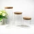 Import High Borosilicate Clear Glass Container Honey Jar Clear Glass Jars And Bottle With Airtight Bamboo Lid from China