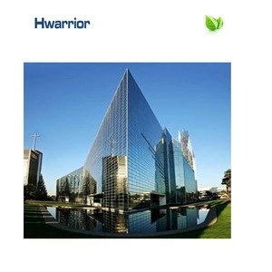 High cost effective china low-e heat break glass curtain wall cheap price/visible aluminum frame arched shape