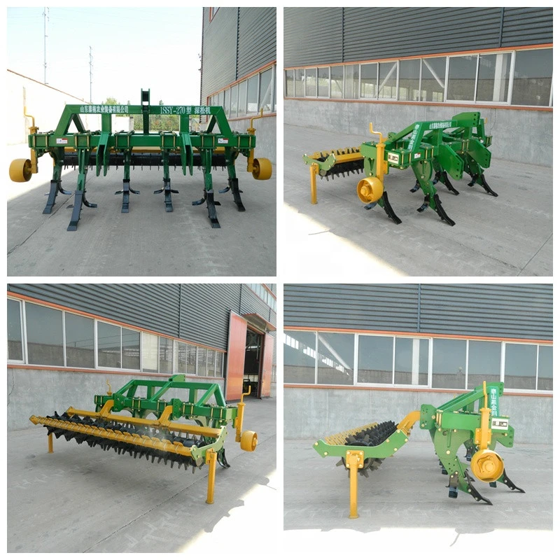 High efficiency cultivators agricultural tractor mounted three point linkage farm subsoiler