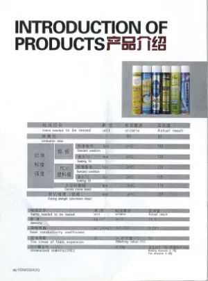 High-End Quality Construction Adhesive, Polyurethane Foam Adhesive to Replace Cement Mortar Concrete