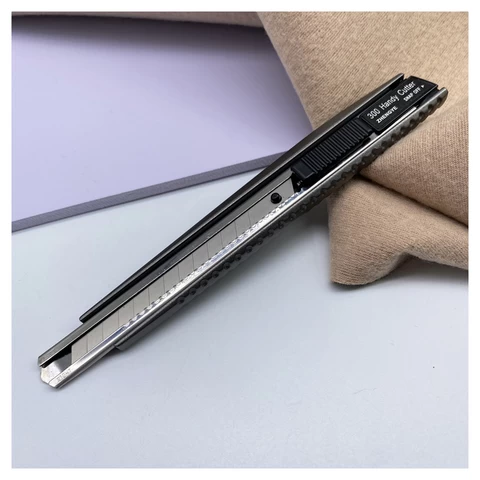 High Grade aluminium alloy heavy duty cutter knife 9mm utility knife