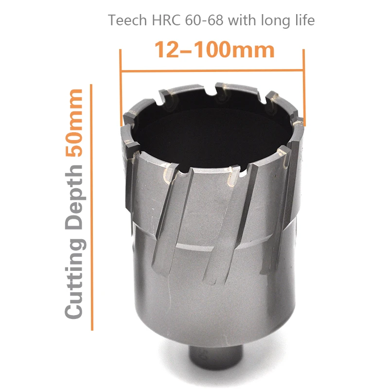 High quality 12-100mm tungsten carbide tipped core drill bit TCT annular cutter