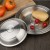 Import High quality 18/8 stainless steel 304 dinner plate fruit food serving dishes from China