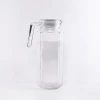 High quality 1L glass Jug &amp; glass Pitcher with plastic lid Glass drinking jug