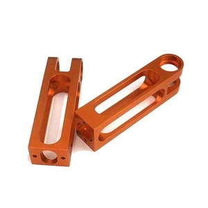 High quality anodized aluminium mechanical parts OEM precision CNC milling/turning services