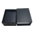 Import High Quality Black Jewelry Gift Box With Custom Printing Drawer Cardboard Boxes With Black Foam Insert from China