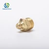 High quality BSPT1/4 copper plating pipe fitting grease nozzle
