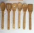 Import High quality carbonized color  bamboo kitchen cooking utensil set with laser logo from China