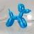 Import High Quality Custom Color Shiny Plating Balloon Dog Statues Epoxy Resin Crafts Animal Sculpture Decor Resin Statues For Sale from China